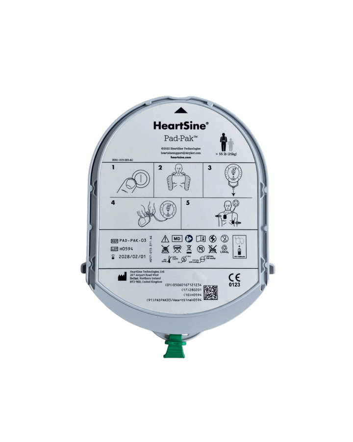 HeartSine Samaritan Adult Pads/Battery Pack (PAD-PAK-03)