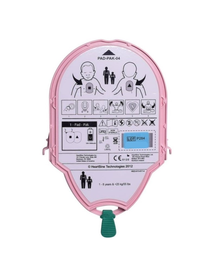 HeartSine Samaritan Child/Paediatric Pads/Battery (PAD-PAK-04)
